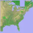 Scenic Map Eastern USA