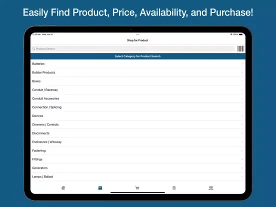 Screenshot di Granite City Electric Supply iPad 