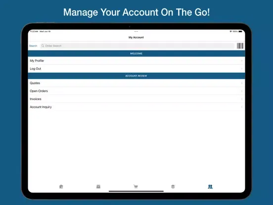 Screenshot di Granite City Electric Supply iPad 