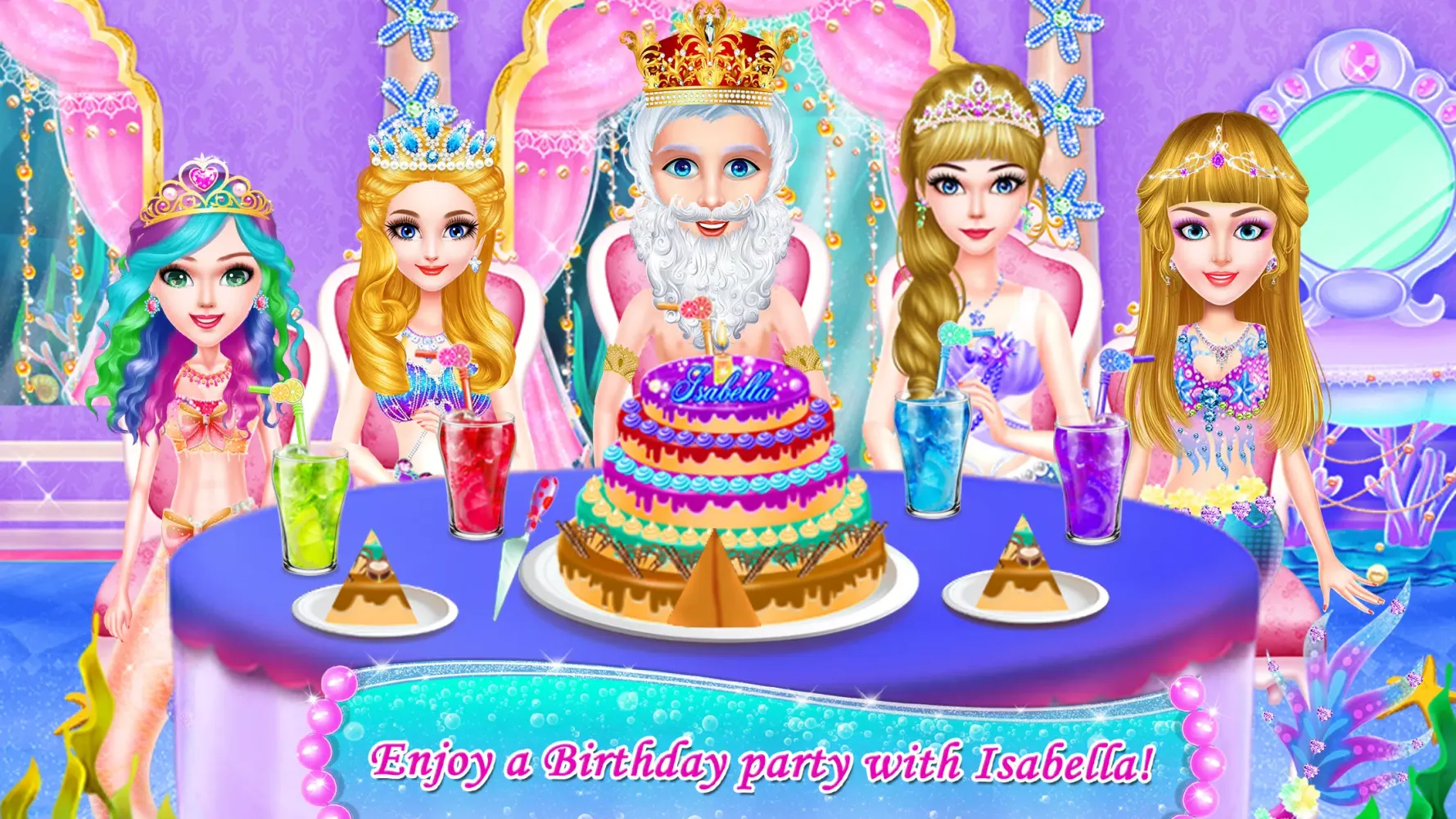 Capturas de pantalla de Mermaid Secret Love Story Game