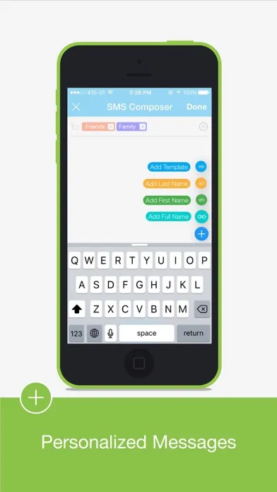 تصاویر Group SMS Personalized texting