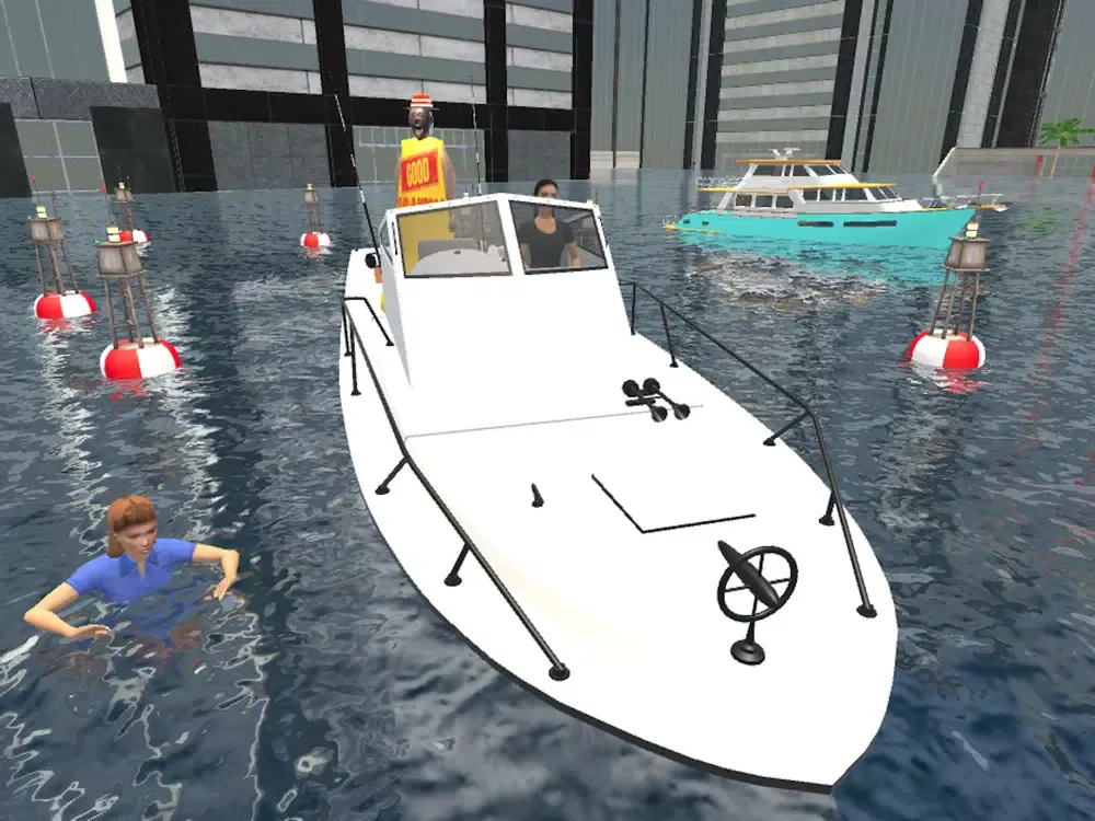 Captures d'écran de Granny Speed Boat Parking Game iPad 