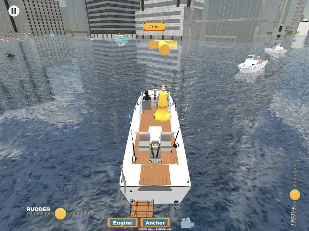 Captures d'écran de Granny Speed Boat Parking Game iPad 