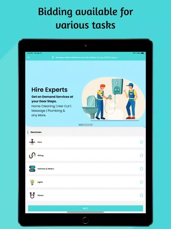 Скриншоты Grant App iPad 