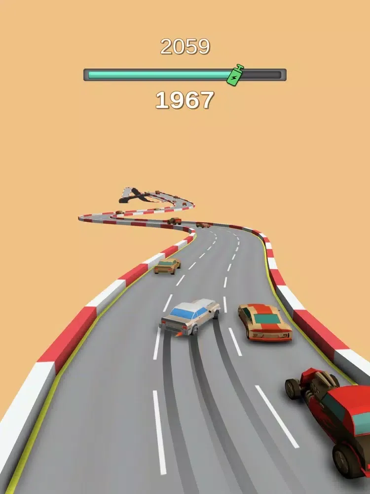 Capturas de pantalla de Tap Drift - endless racing iPad 