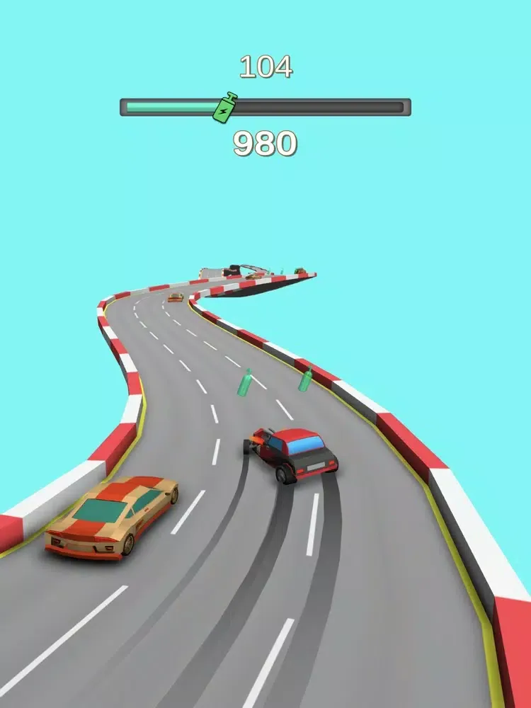 Capturas de pantalla de Tap Drift - endless racing iPad 
