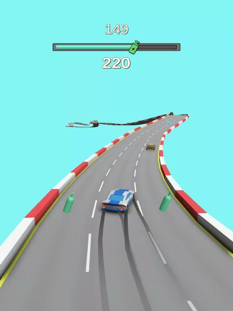 Capturas de pantalla de Tap Drift - endless racing iPad 