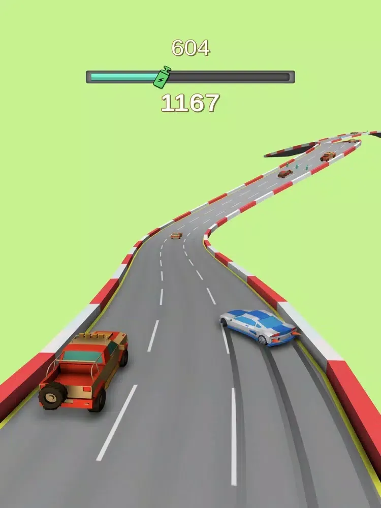 Capturas de pantalla de Tap Drift - endless racing iPad 