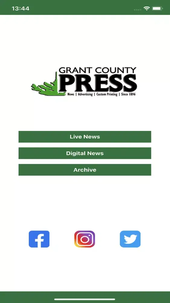 Capturas de pantalla de Grant County Press