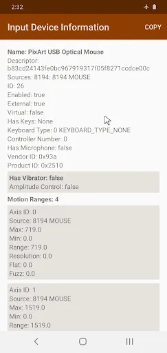 Input Device Sleuthhound Lite Ekran Görüntüleri