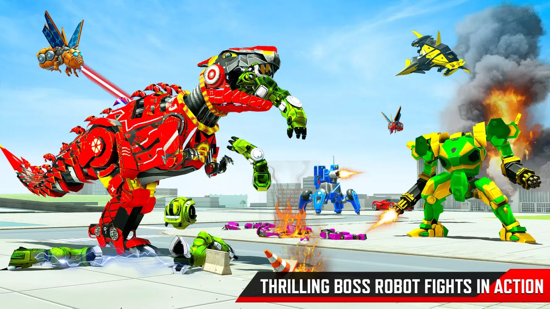 Dino Robot Train War Robot Screenshots