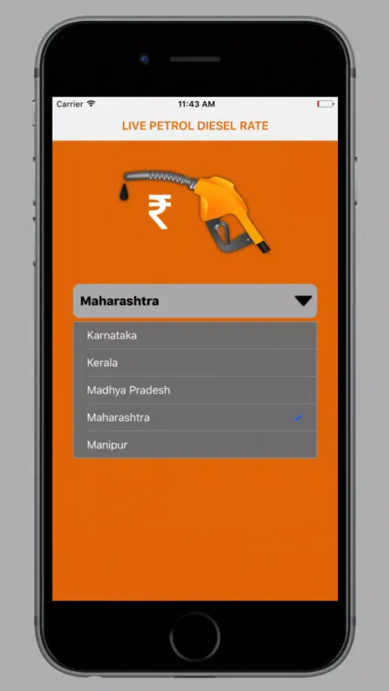 Petrol Diesel Rate Live स्क्रीनशॉट