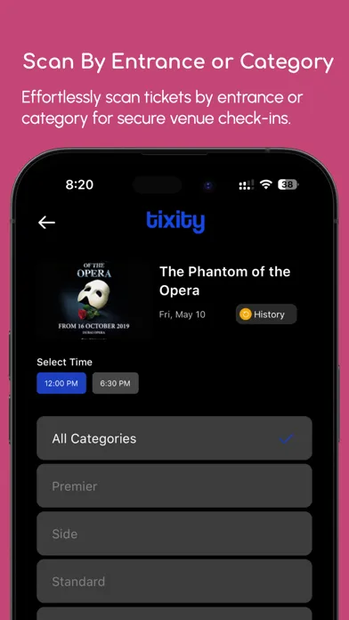 tixity Scanner Screenshots