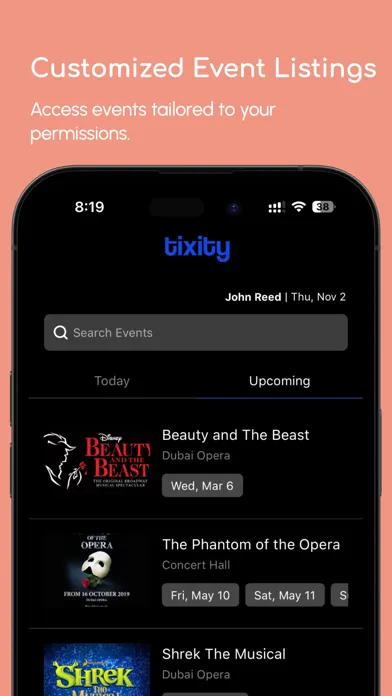 tixity Scanner Screenshots