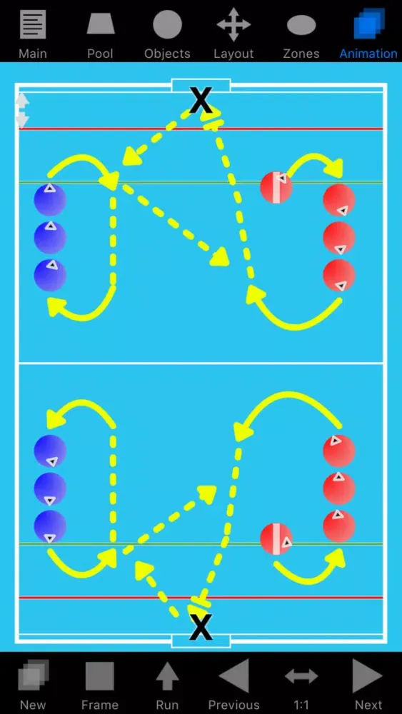 Capturas de tela do Water Polo Coach Elite