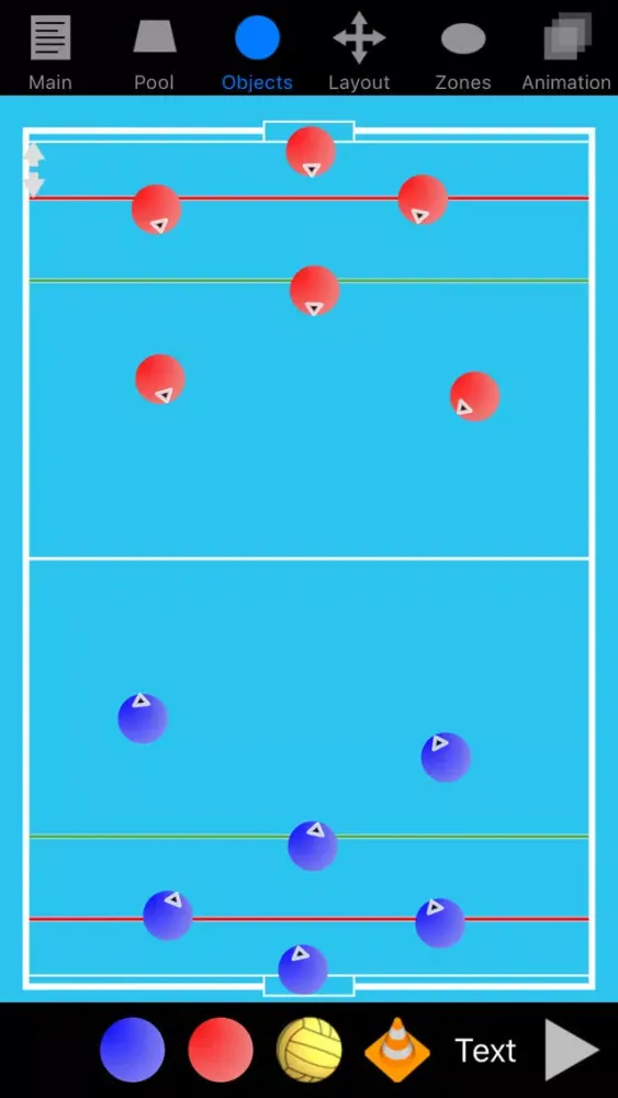 Capturas de tela do Water Polo Coach Elite