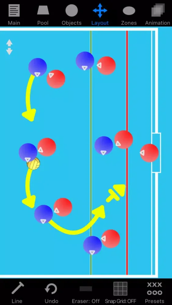 Capturas de tela do Water Polo Coach Elite