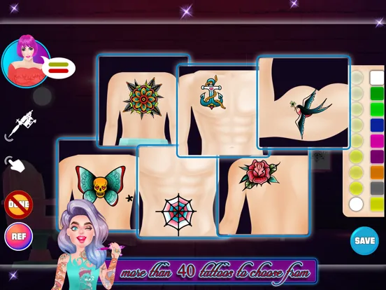 Capturas de tela do Draw Tattoo Design Photo iPad 