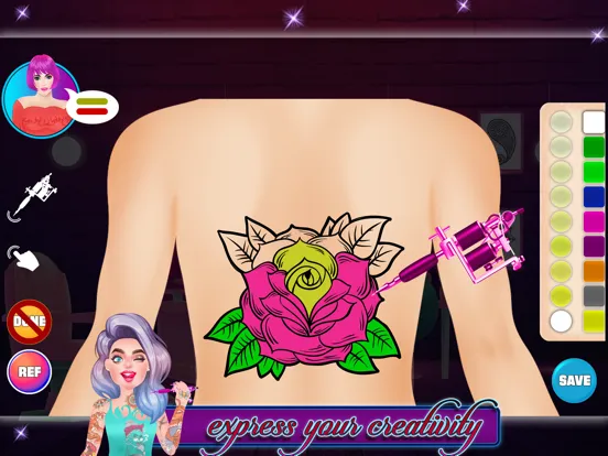 Capturas de tela do Draw Tattoo Design Photo iPad 