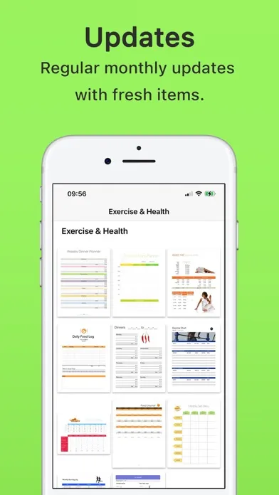 Screenshot di Templates for Numbers - DesiGN