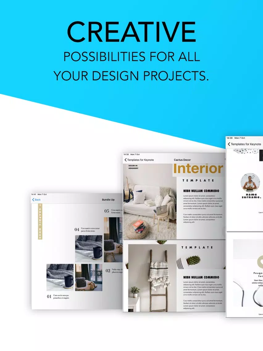 Templates for Keynote iPad  Screenshots