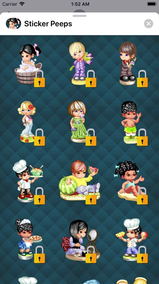 Sticker Peeps سکرین شاٹس