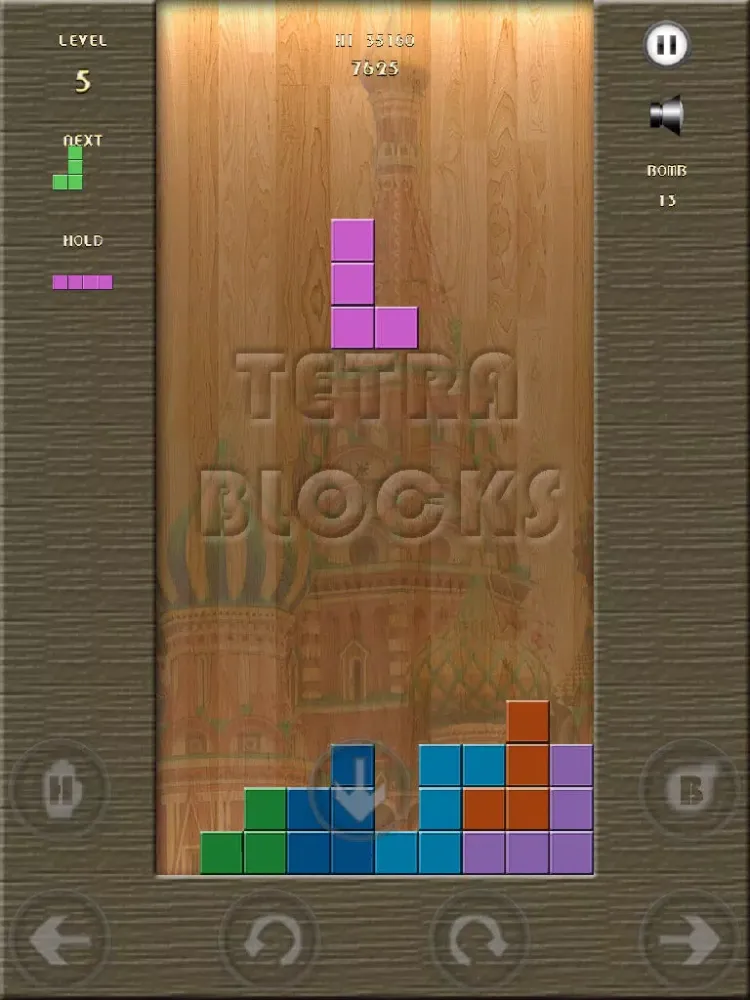 Ảnh chụp màn hình của Tetra Blocks iPad 