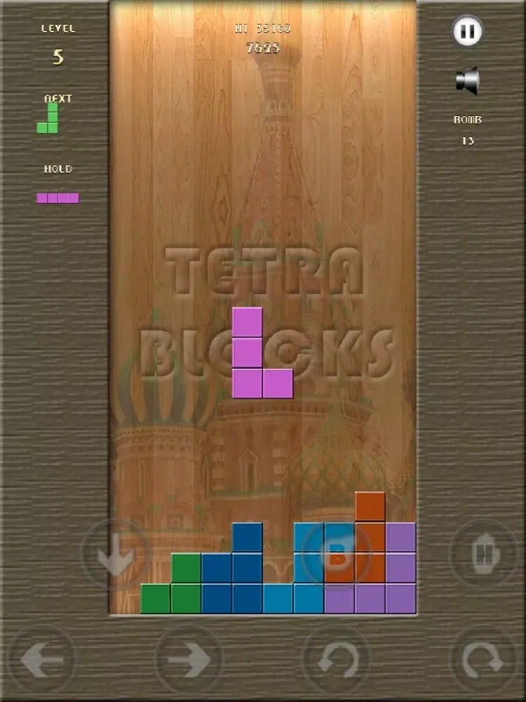 Ảnh chụp màn hình của Tetra Blocks iPad 