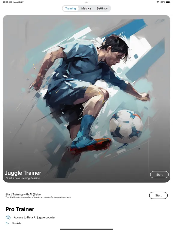 Zrzuty ekranu Golazo: Trainer iPad 