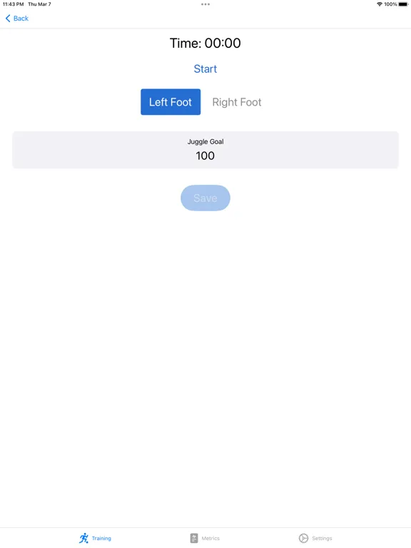 Zrzuty ekranu Golazo: Trainer iPad 
