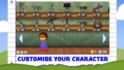 Capturas de tela do GraphoGame Pinyin