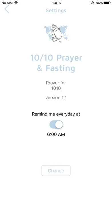 10/10 Prayer and Fasting स्क्रीनशॉट