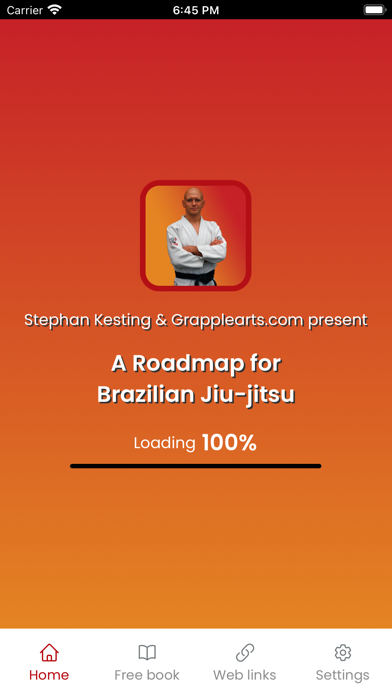 Ảnh chụp màn hình của BJJ Roadmap