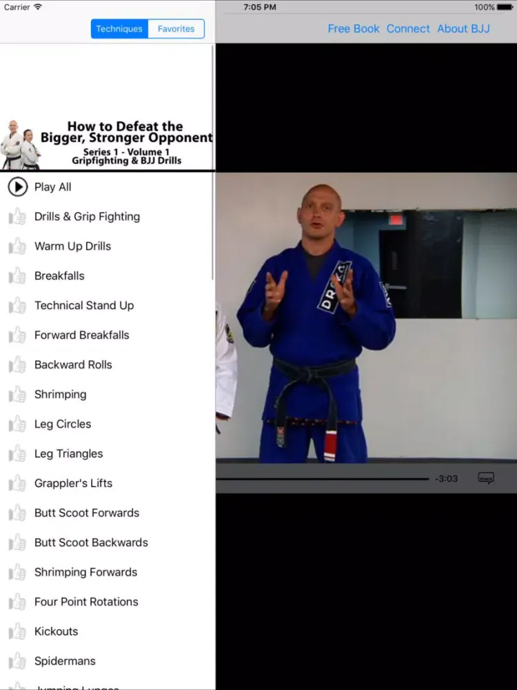 Capturas de pantalla de BJJ Gripfighting & Drills iPad 
