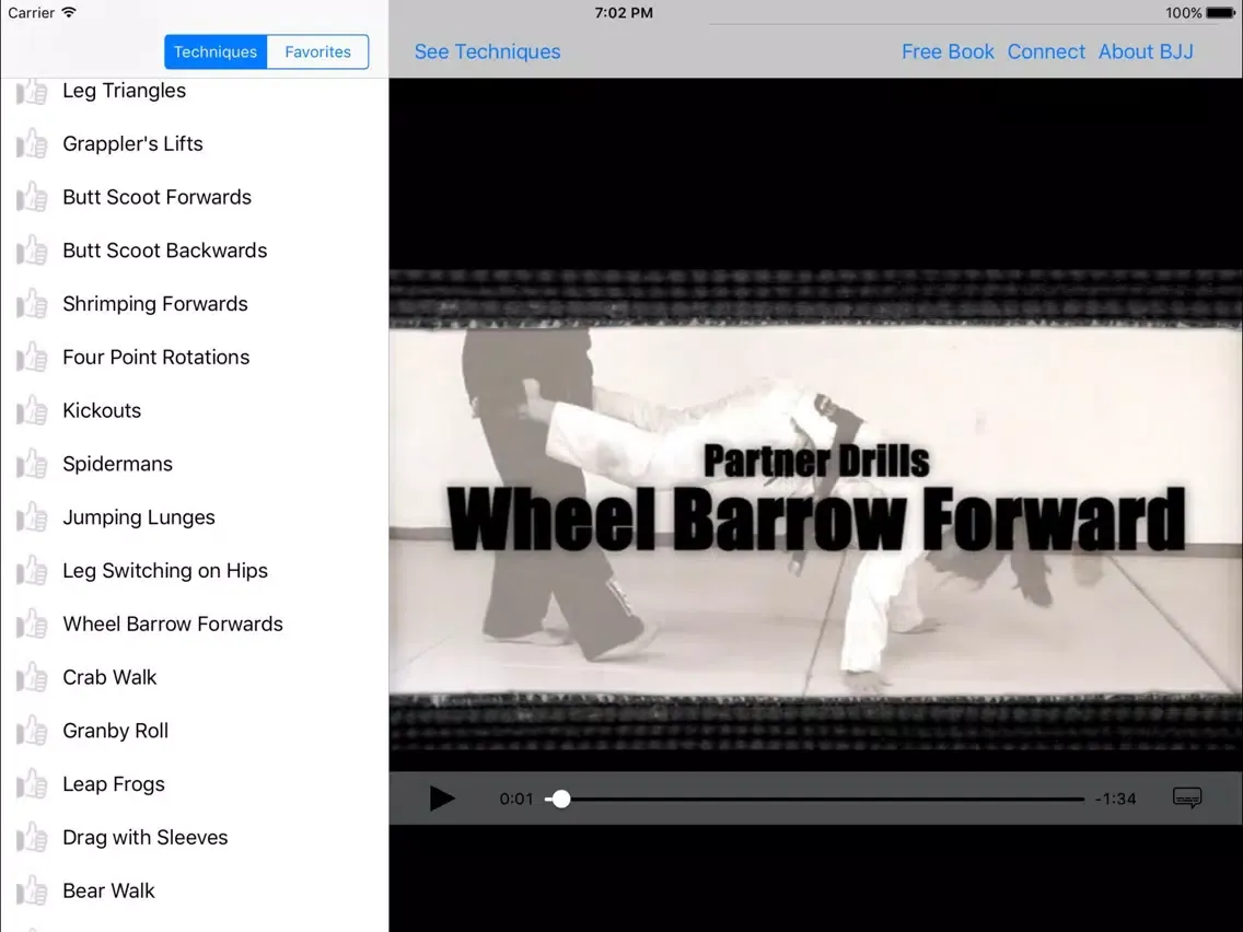 Capturas de pantalla de BJJ Gripfighting & Drills iPad 