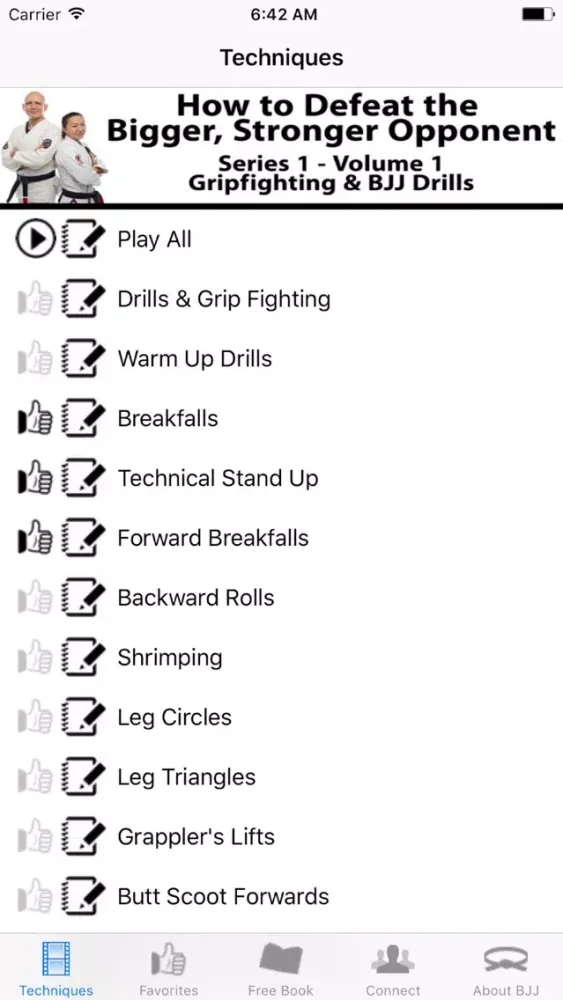 Capturas de pantalla de BJJ Gripfighting & Drills