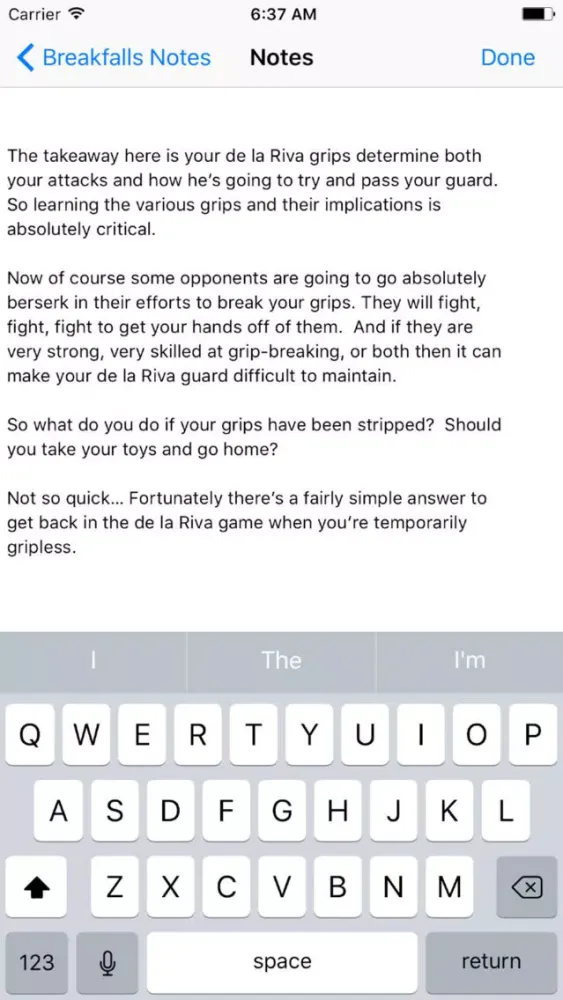 Capturas de pantalla de BJJ Gripfighting & Drills