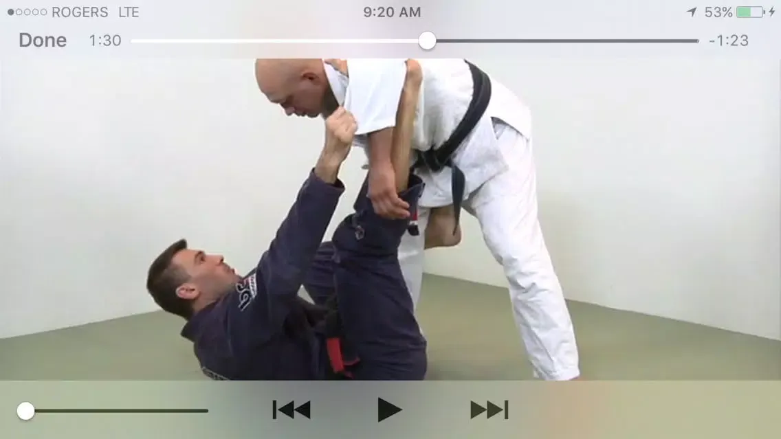 ภาพหน้าจอของ BJJ Guard Game