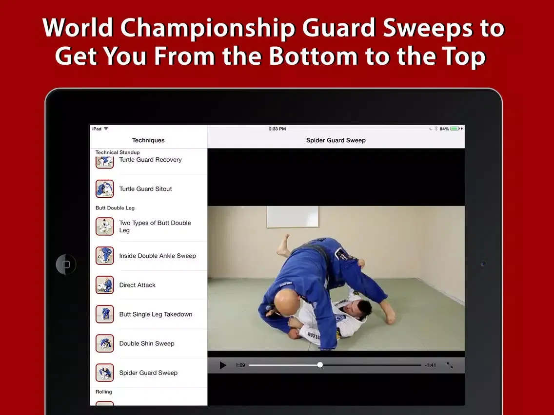 Advanced Fundamentals of Brazilian Jiu-Jitsu by Brandon Mullins and Stephan Kesting iPad  Ekran Görüntüleri