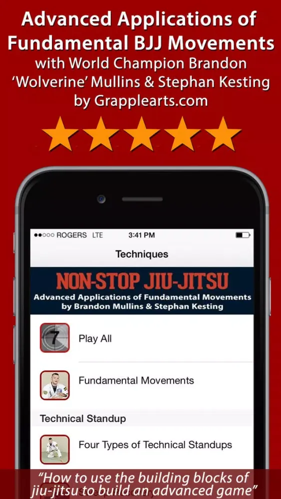 Advanced Fundamentals of Brazilian Jiu-Jitsu by Brandon Mullins and Stephan Kesting Ekran Görüntüleri