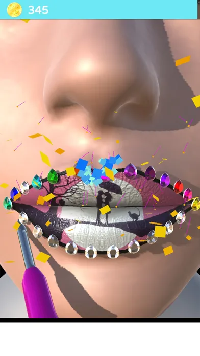 Lip Art Lipstick Makeup Game سکرین شاٹس
