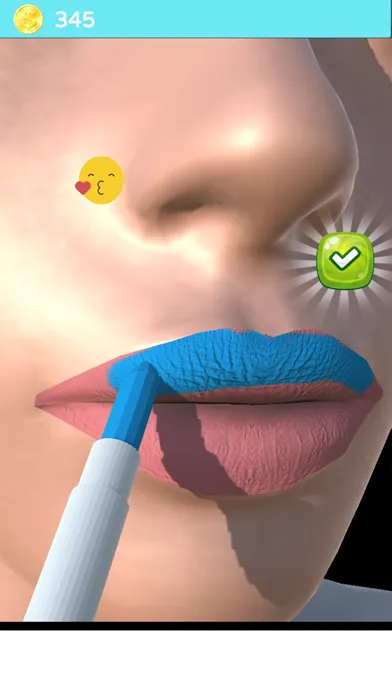 Lip Art Lipstick Makeup Game سکرین شاٹس