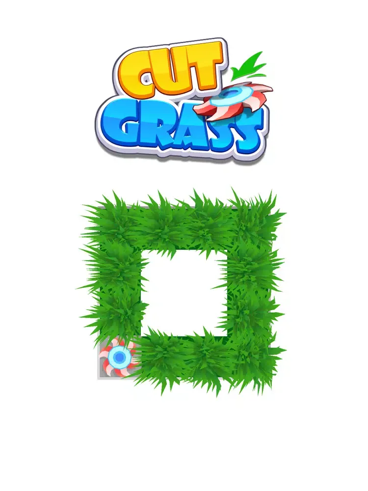 Ảnh chụp màn hình của Grass Cutting 3D - Fun Puzzle iPad 