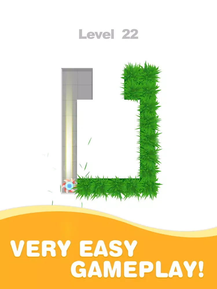 Ảnh chụp màn hình của Grass Cutting 3D - Fun Puzzle iPad 