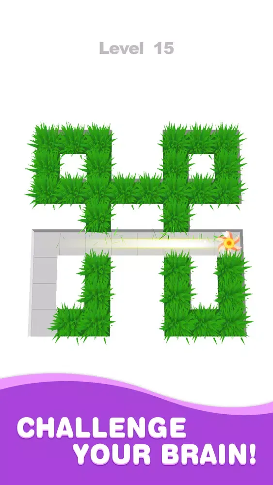 Ảnh chụp màn hình của Grass Cutting 3D - Fun Puzzle