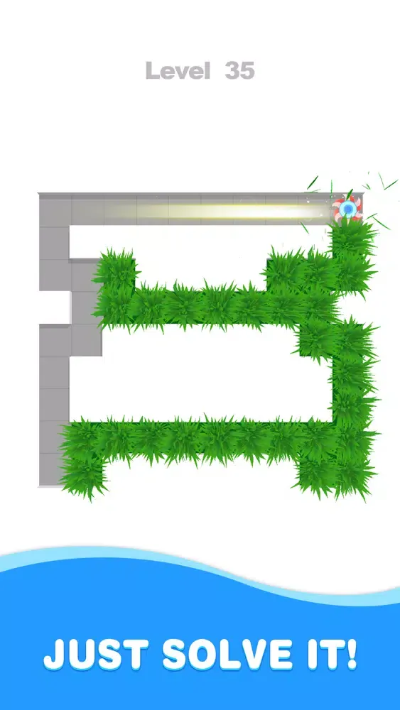 Ảnh chụp màn hình của Grass Cutting 3D - Fun Puzzle