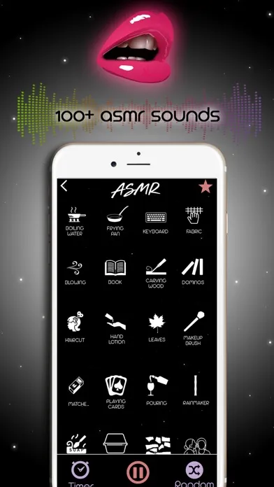 Captures d'écran de ASMR Whisper & Tingle Calm App
