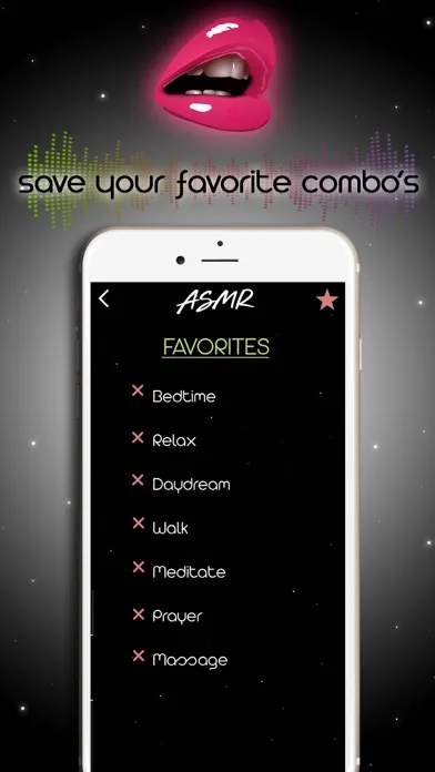 Captures d'écran de ASMR Whisper & Tingle Calm App