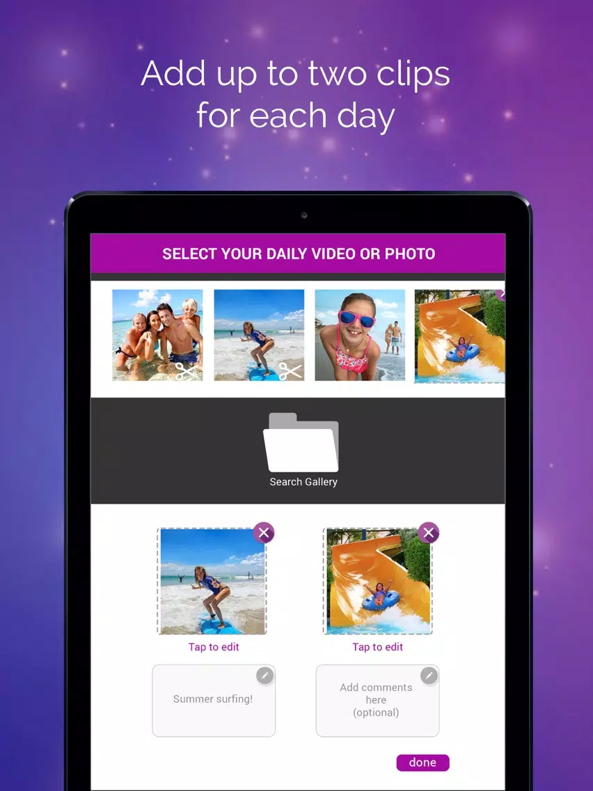 صور One Second Project Movie Diary iPad 