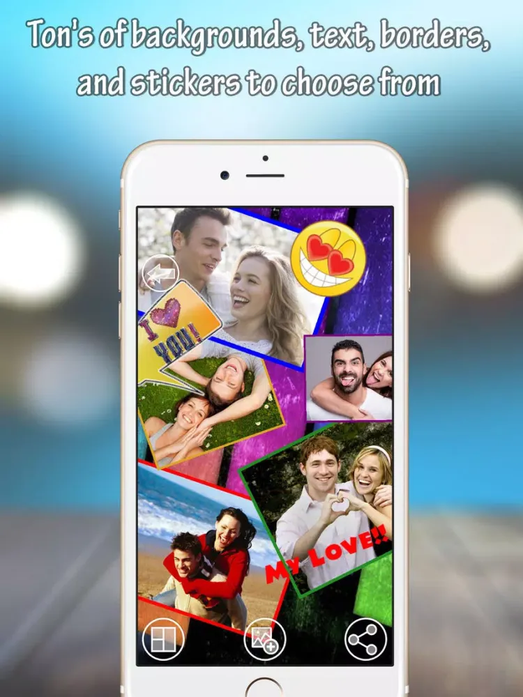 Capturas de tela do Photo Collage Magic - Free Pic Editor with Effects iPad 